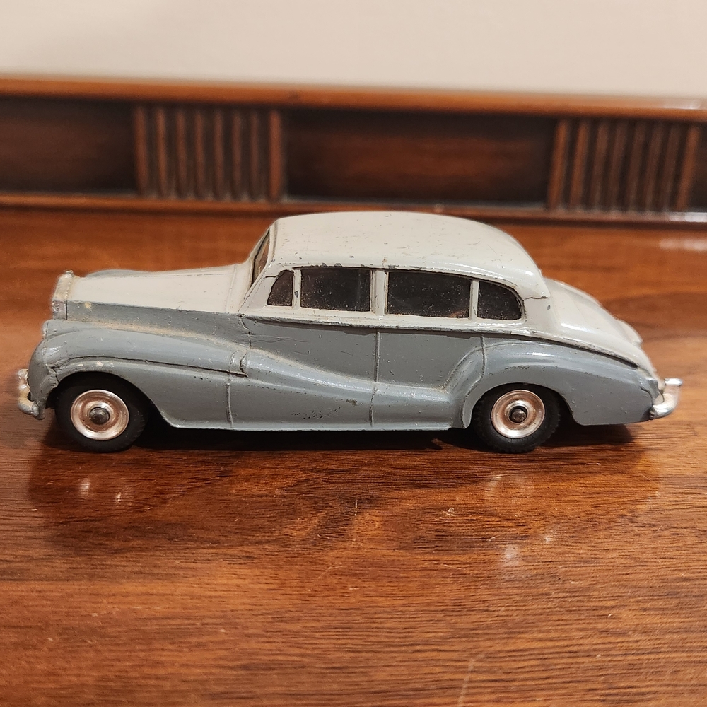 Gray Die-Cast Vintage Toy Car Model